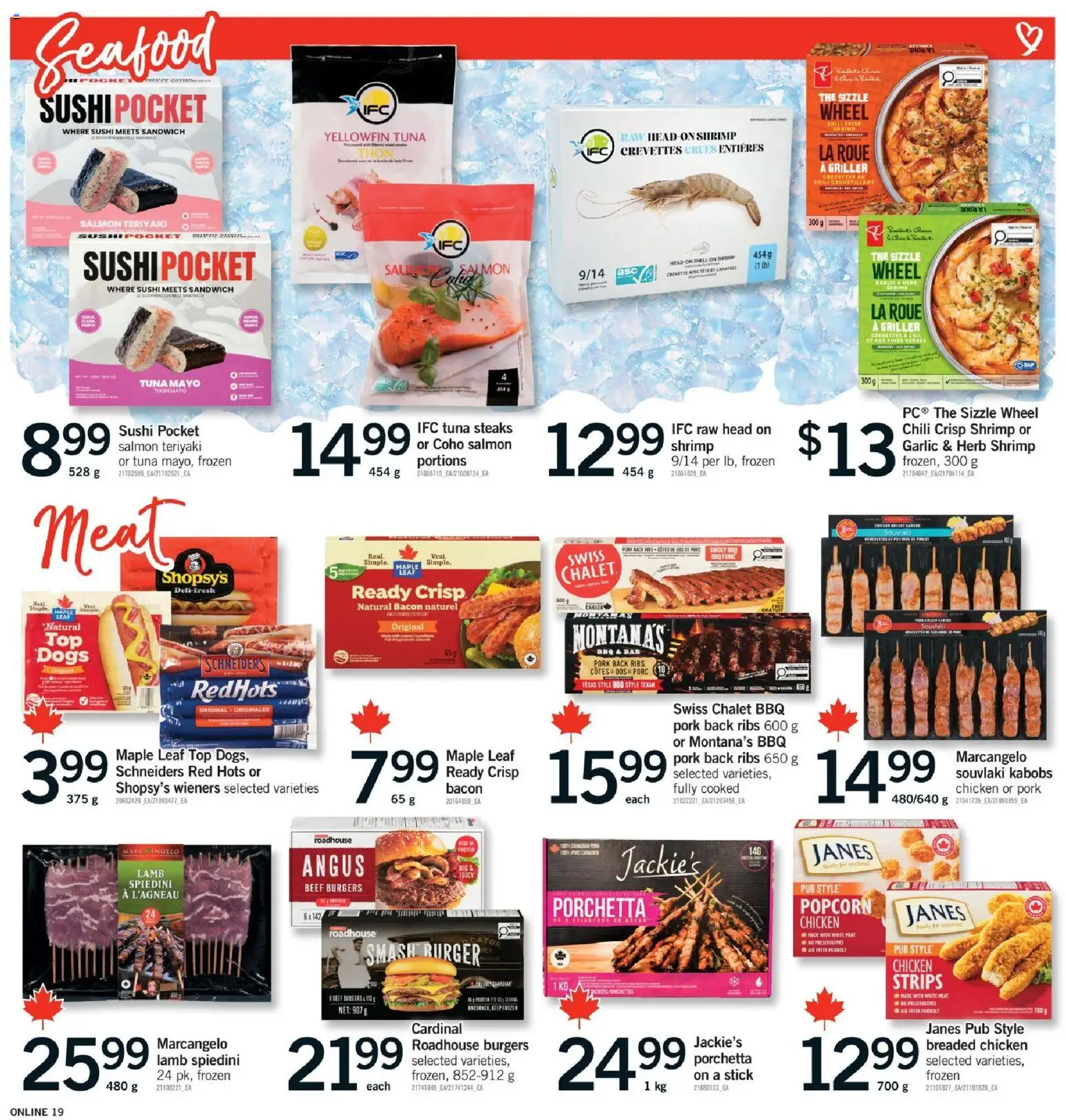 Fortinos flyer valid from Jul 9, 2026 | Page: 18 | Products: Beef, Fryer, Chicken, Pork