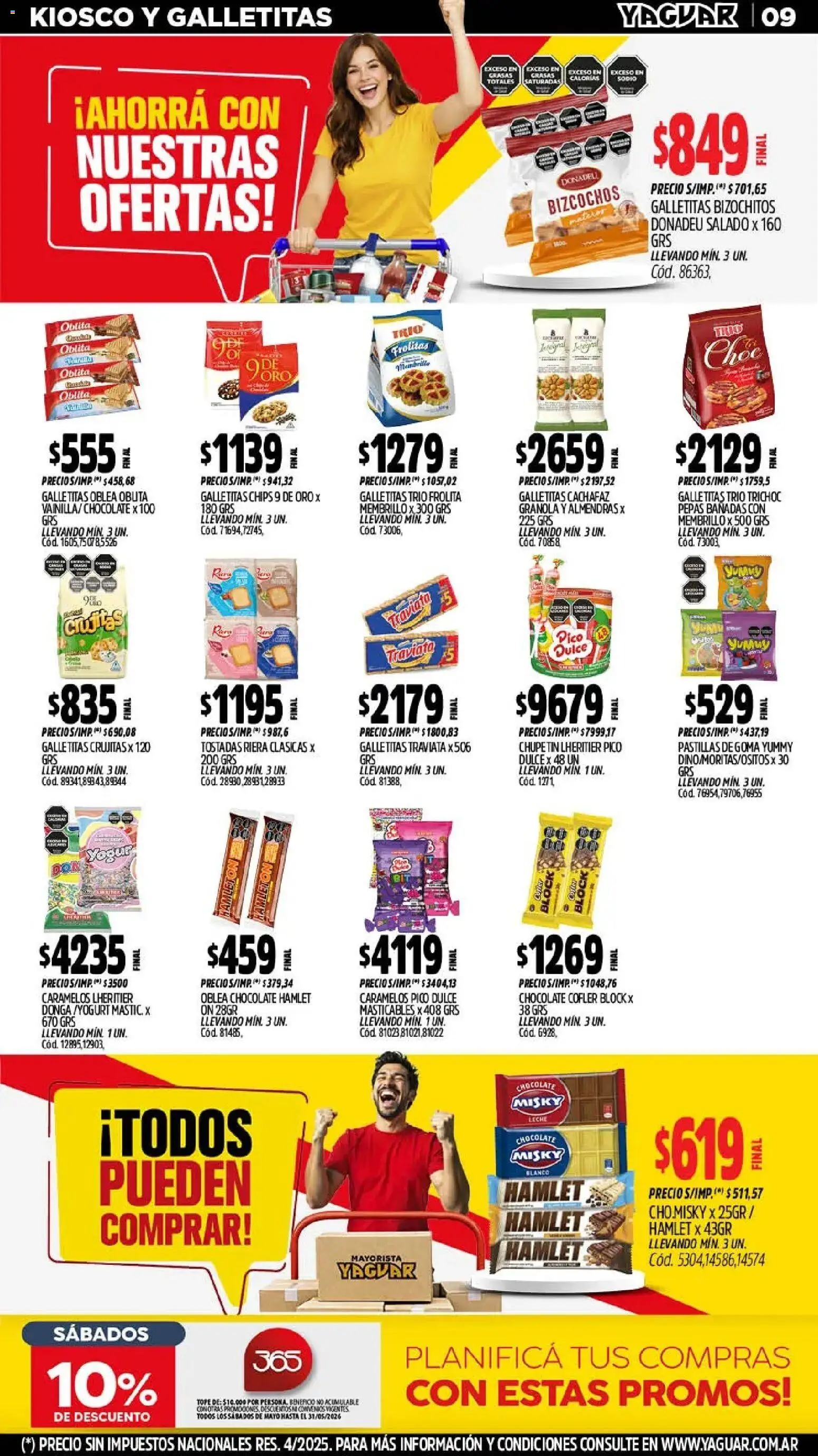 Yaguar - Oferta Semanal Santa Fé │ válido desde el 04.05.2026 | Página: 9