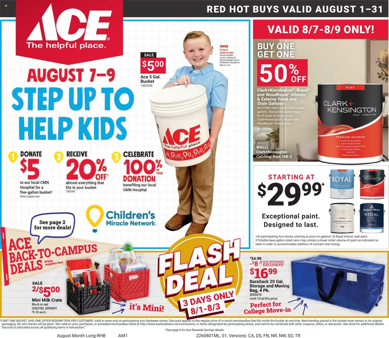 ACE Hardware Weekly Ad - valid from 08/01/2026 | Page: 1