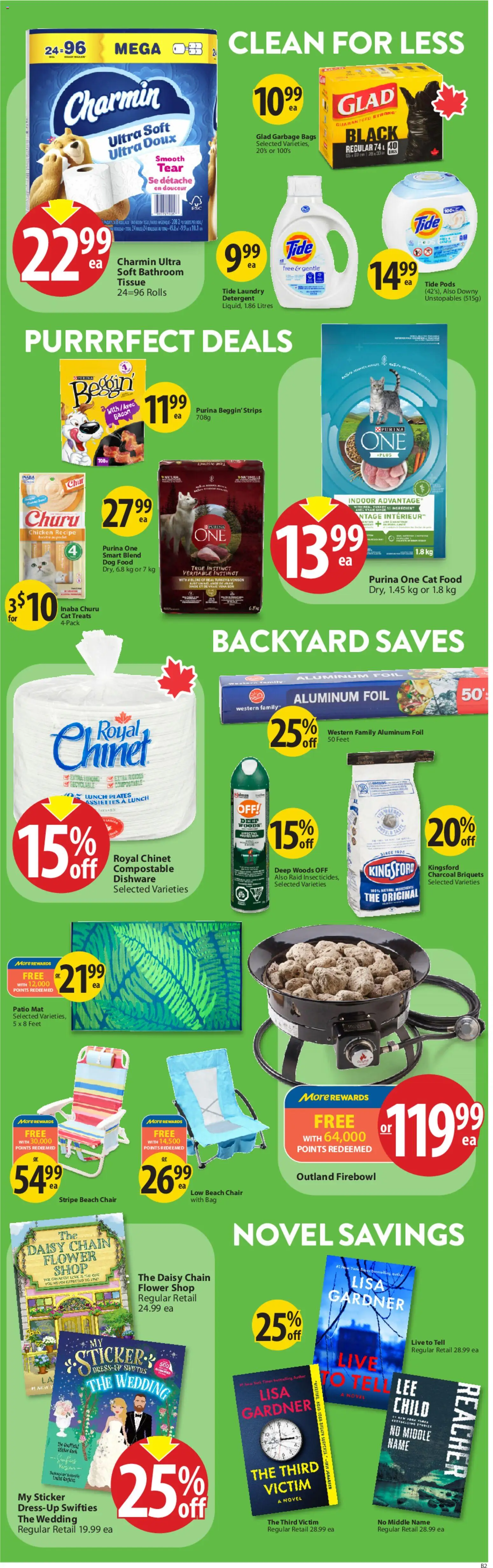 Save on foods flyer valid from 14.05.2026 | Page: 31 | Products: Turkey, Detergent, Chair, Chicken
