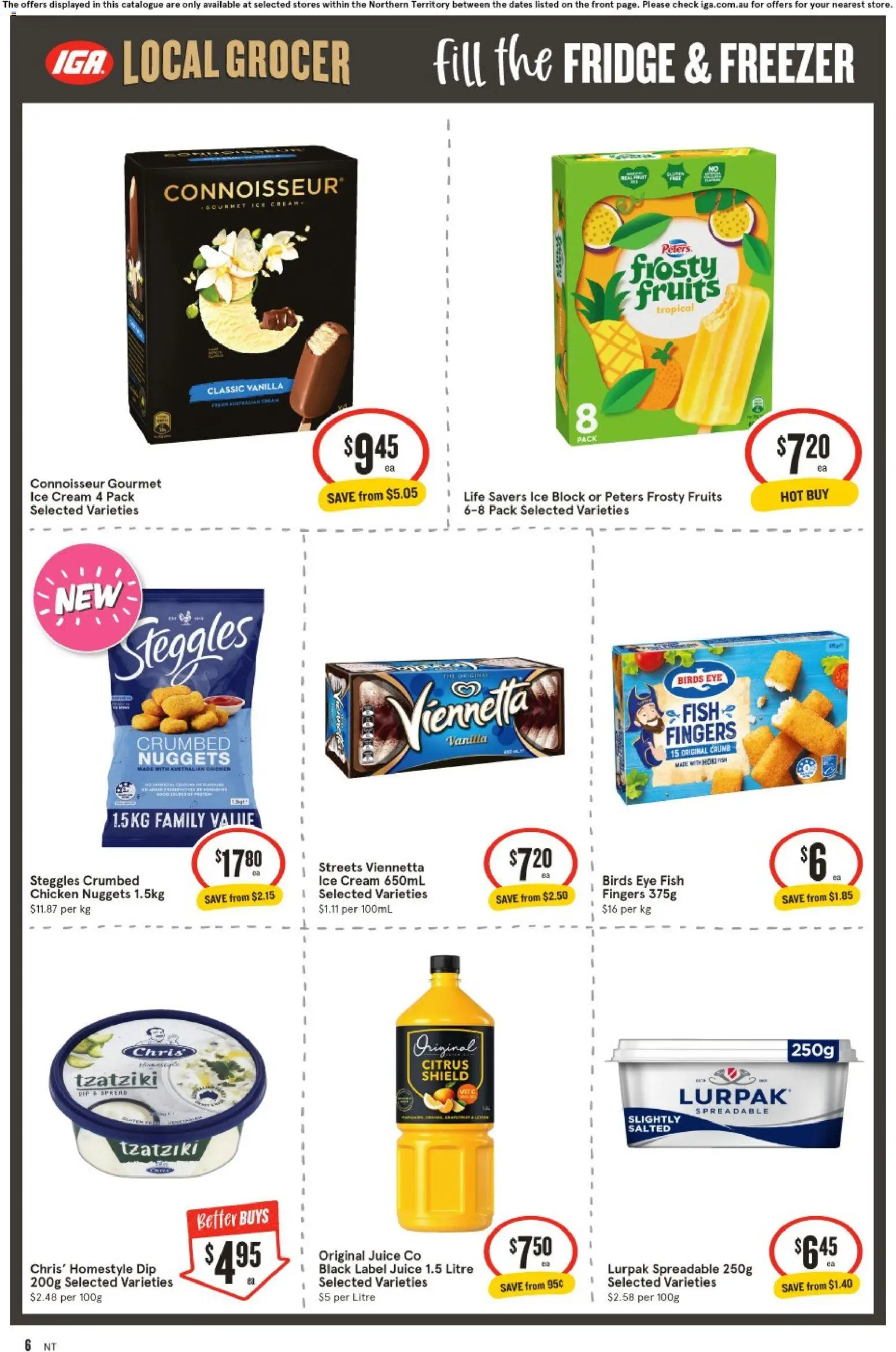 IGA catalogue - valid from 26/08/2026 | Page: 6 | Products: Box, Sachets, Lemon, Scotch