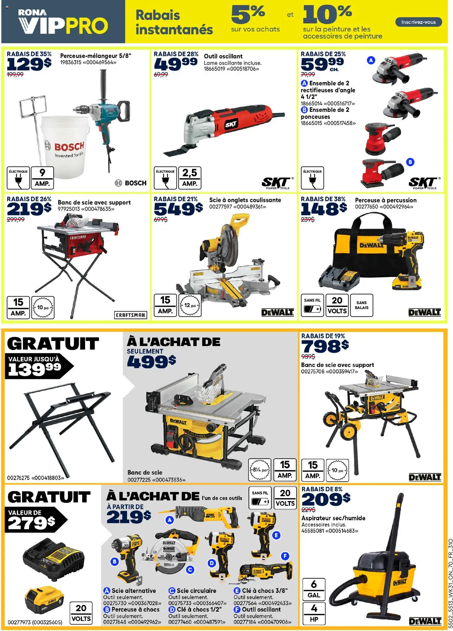Rona flyer valid from Aug 27, 2026 | Page: 18 | Products: Tools