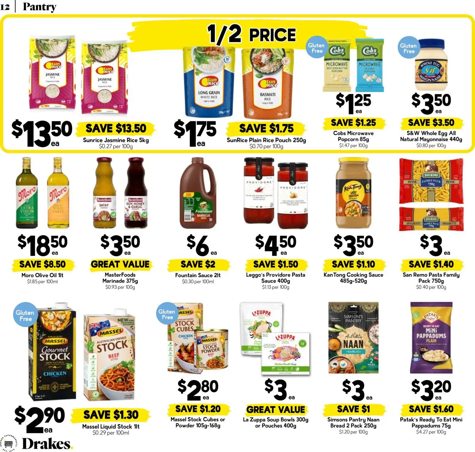 Drakes catalogue - valid from 20.05.2026 | Page: 12 | Products: Chicken, Beef, Olive oil, Sauce