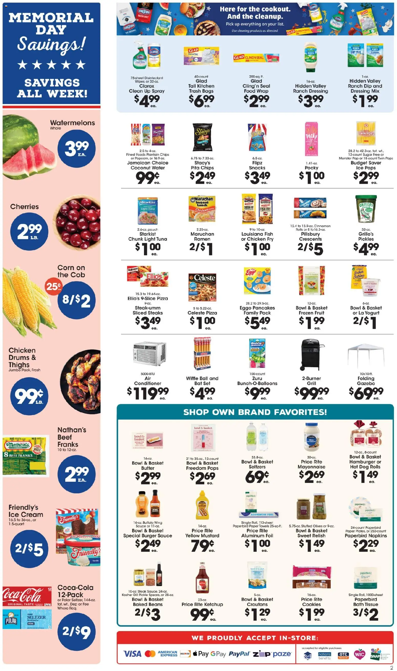 Price Rite Weekly Ad - valid from 22.05.2026 | Page: 2 | Products: Yogurt, Sauce, Sugar, Dill