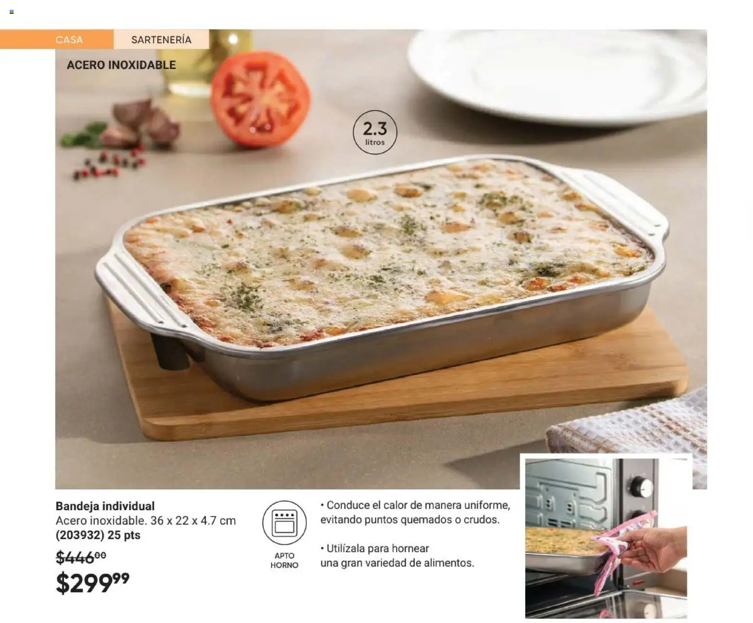 Nuevas ofertas de AVON válidas en toda la República Mexicana desde el 02.04.2026. ¡Encuentra las mejores ofertas en AVON Casa & Estilo 6 2026! | Página: 52 | Productos: Bandeja, Horno