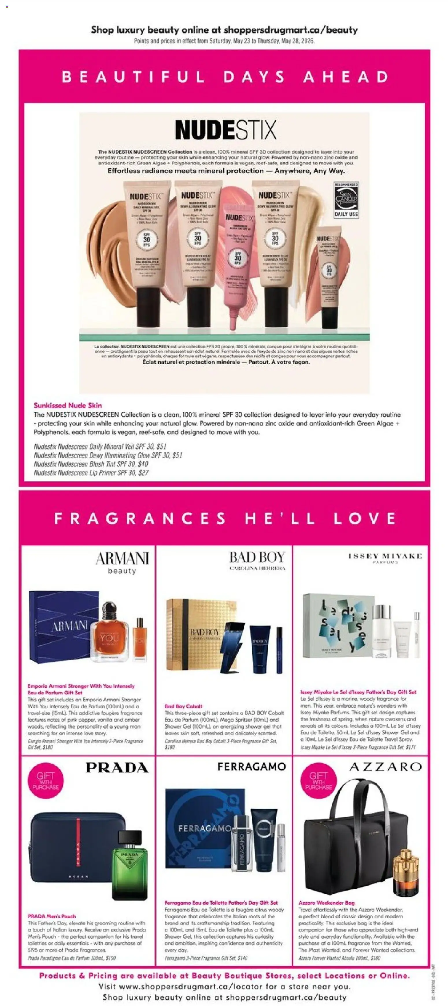 Shoppers flyer valid from 22.05.2026 | Page: 10 | Products: Bag, Fragrance, Eau de toilette, Toilette