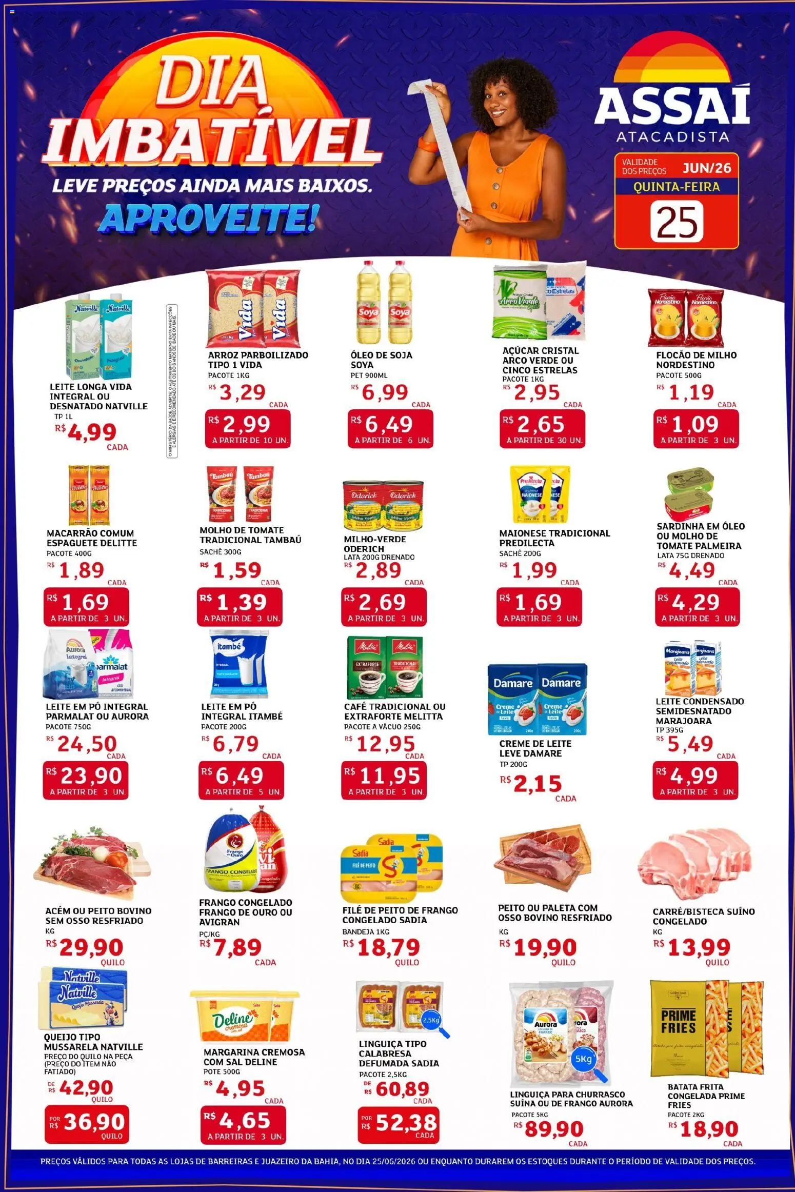 Assaí Atacadista Folheto - válido de 25/06/2026 | Página: 1