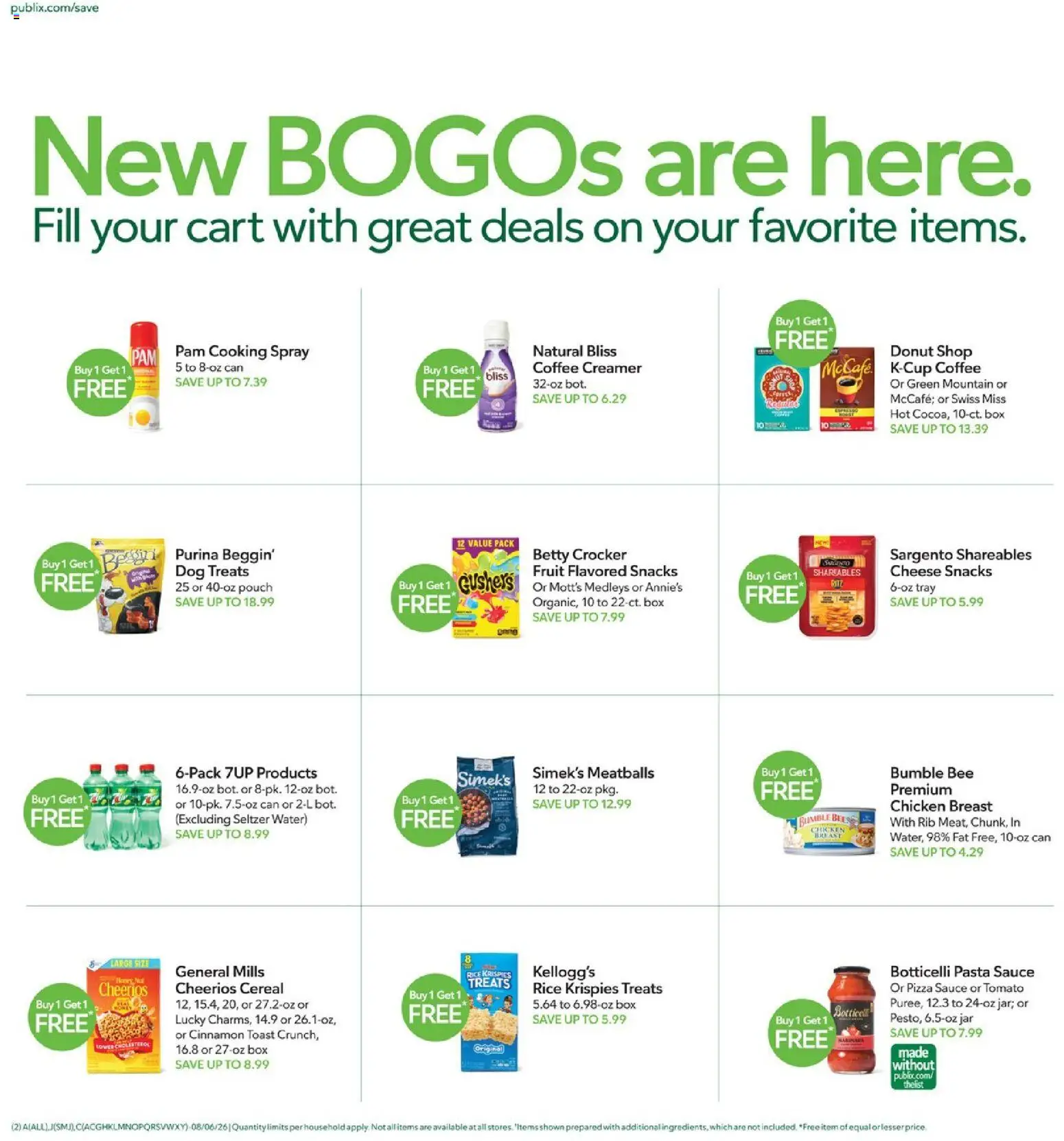 Publix Weekly Ad - valid from 08/05/2026 | Page: 2 | Products: Box, Dog Treats, Coffee, Rice