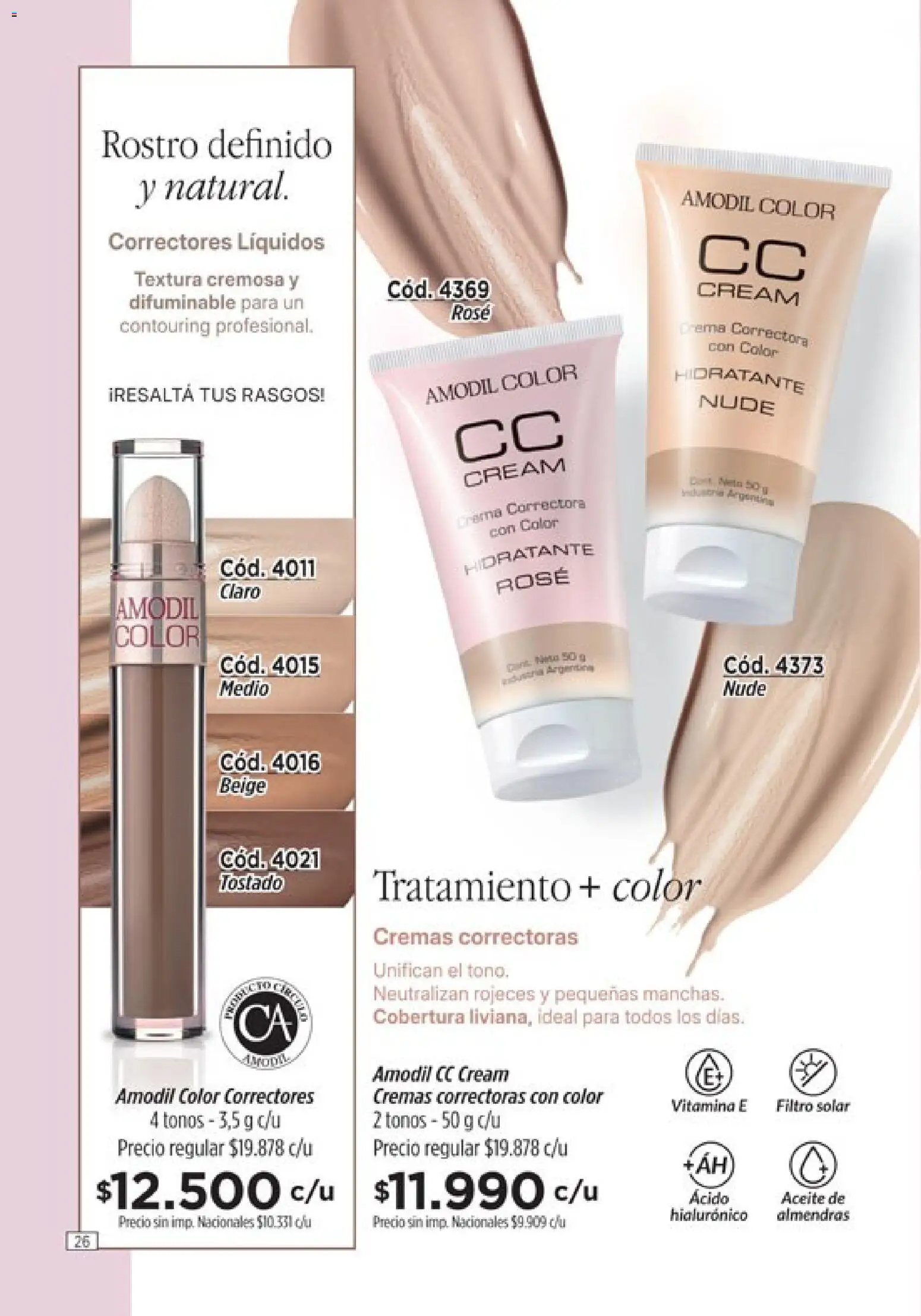 Catálogo Amodil Campaña 15 │ válido desde el 26/08/2026 | Página: 26 | Productos: Almendras, Aceite, Crema