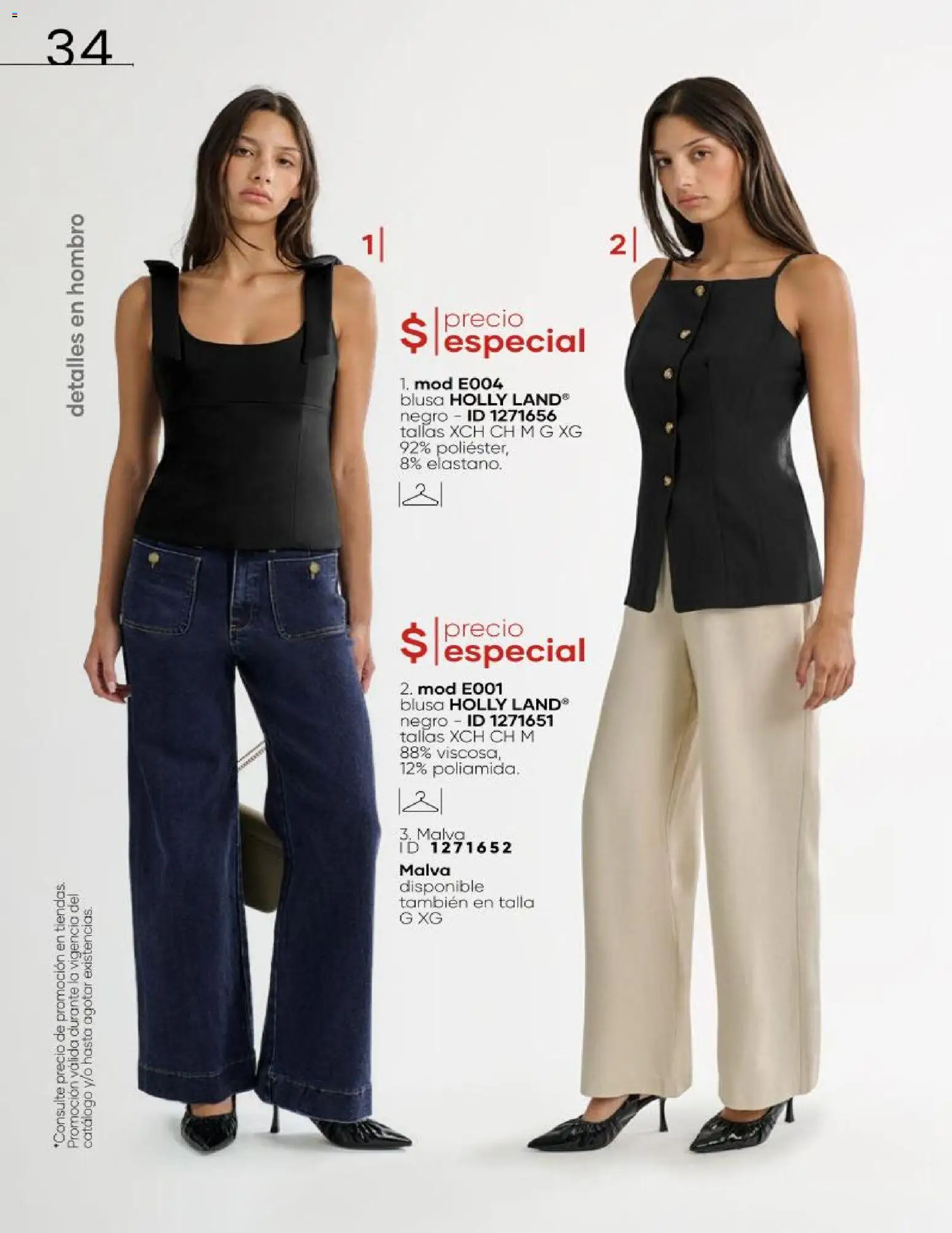 Nuevas ofertas de Price Shoes válidas en toda la República Mexicana desde el 16.06.2026. ¡Encuentra las mejores ofertas en Price Shoes catálogo Cierre de temporada! | Página: 34 | Productos: Blusa
