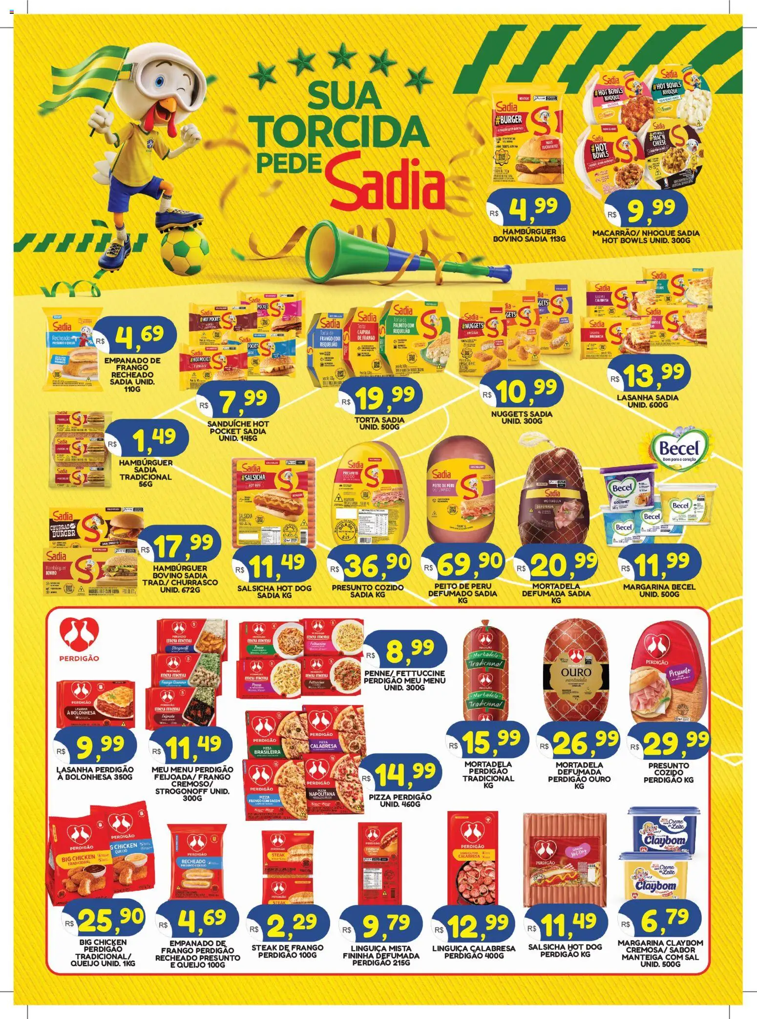 Bramil Supermercados Folheto - válido de 03/07/2026 | Página: 3 | Produtos: Palmito, Linguiça, Queijo, Frango