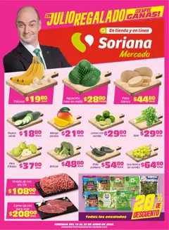 Vista previa de Soriana Fin de Semana Mercado: Nuevo León, nuevo folleto de la tienda, válido en México a partir del 19.06.2026