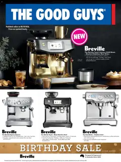Preview of The Good Guys Breville - valid from 08/10/2026