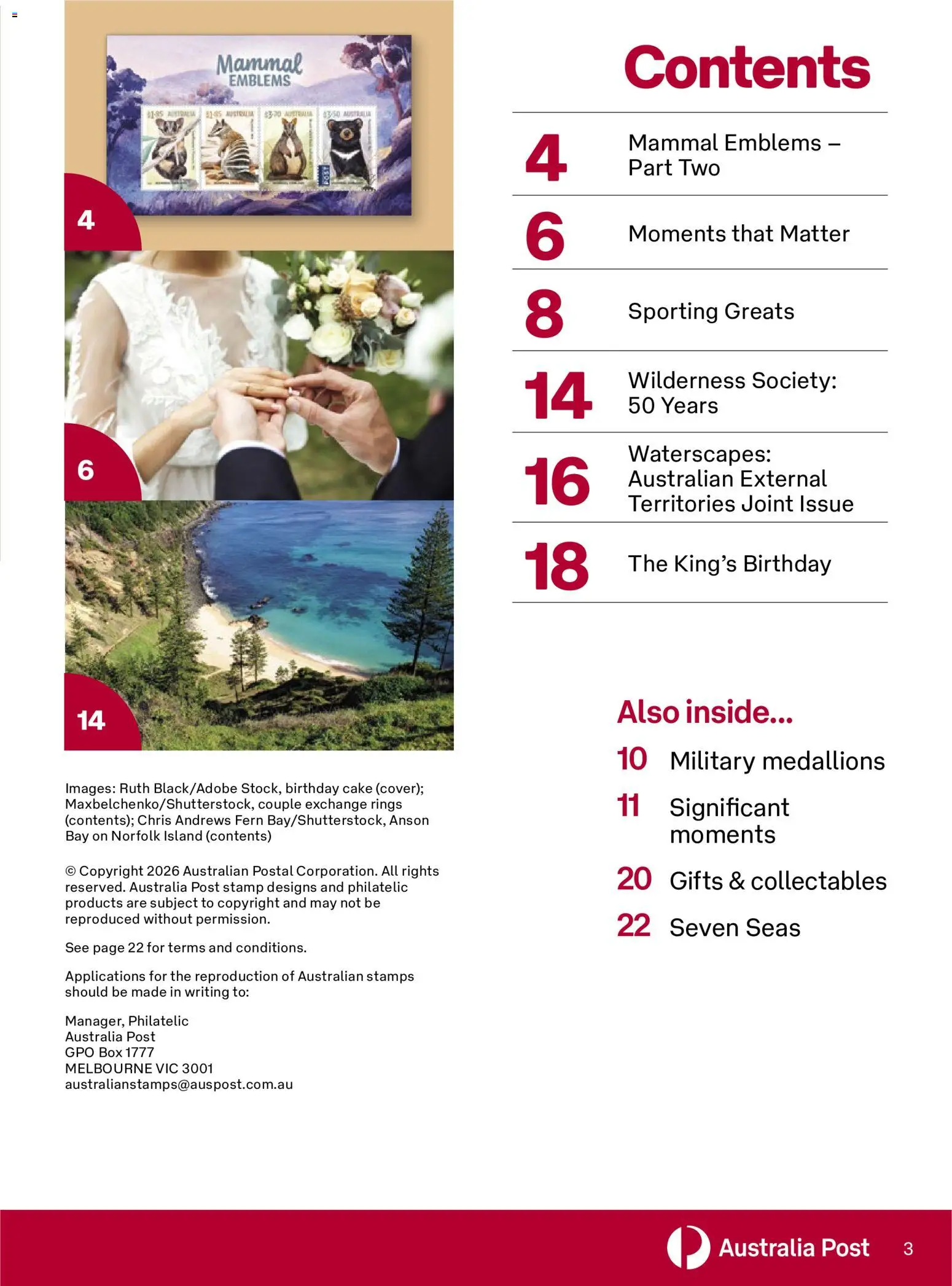 Australia Post catalogue - valid from 01/09/2026 | Page: 3 | Products: Box, Cake