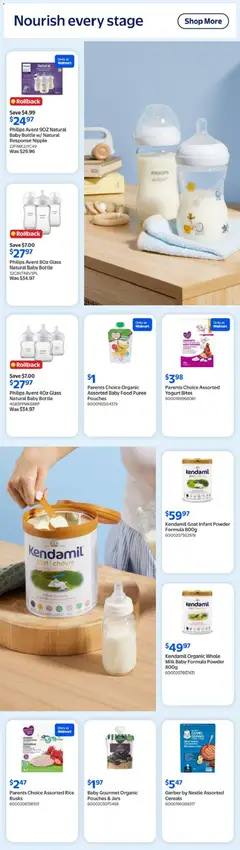 Preview of Parents Choice Assorted Rice Rusks, Parents Choice Assorted Rice Rusks from shop Walmart valid from Jul 2, 2026 | Page: 8 | Products: Rice, Powder, Milk, Yogurt