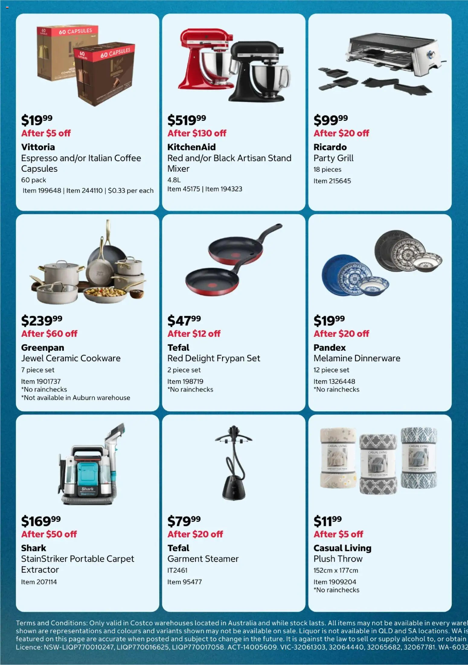 Costco catalogue - valid from 18.06.2026 | Page: 3 | Products: Coffee, Cookware, Portable, Mixer