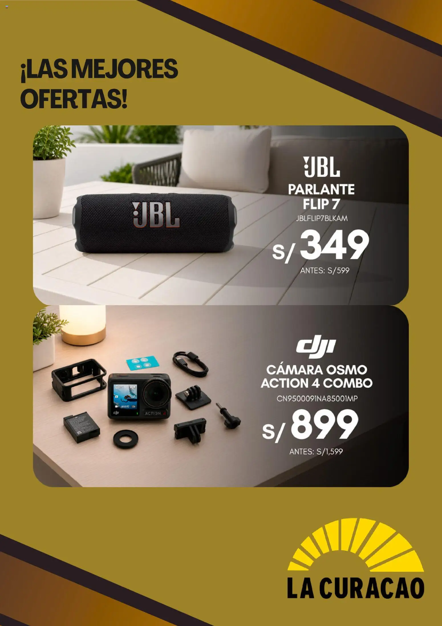 Catálogo La Curacao válido desde 03/08/2026 | Página: 6 | Productos: Cámara, Parlante