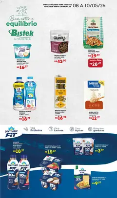 Bistek Supermercados ofertas Equilíbrio - Pré-Visualização do folheto da loja Bistek Supermercados, válido de 08.05.2026 | Página: 3 | Produtos: Coco, Probióticos, Baixo, Requeijão