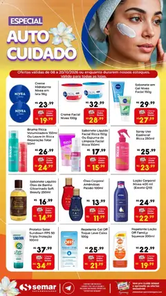 Semar Supermercado ofertas Cuidado - Pré-Visualização do folheto da loja Semar Supermercado, válido de 08/10/2026