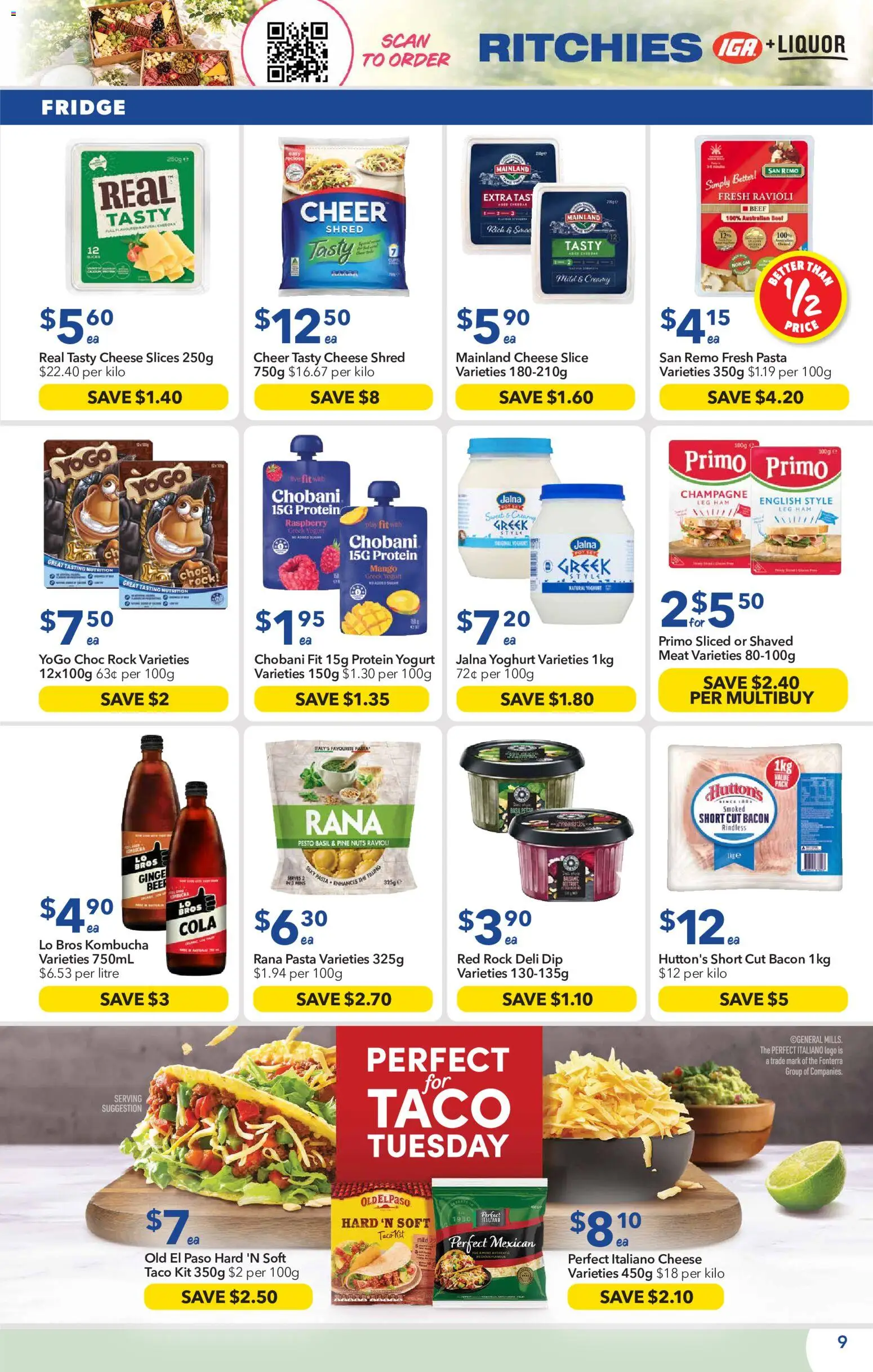 Ritchies catalogue - valid from 30/09/2026 | Page: 9 | Products: Bacon, Yoghurt, Meat, Pesto