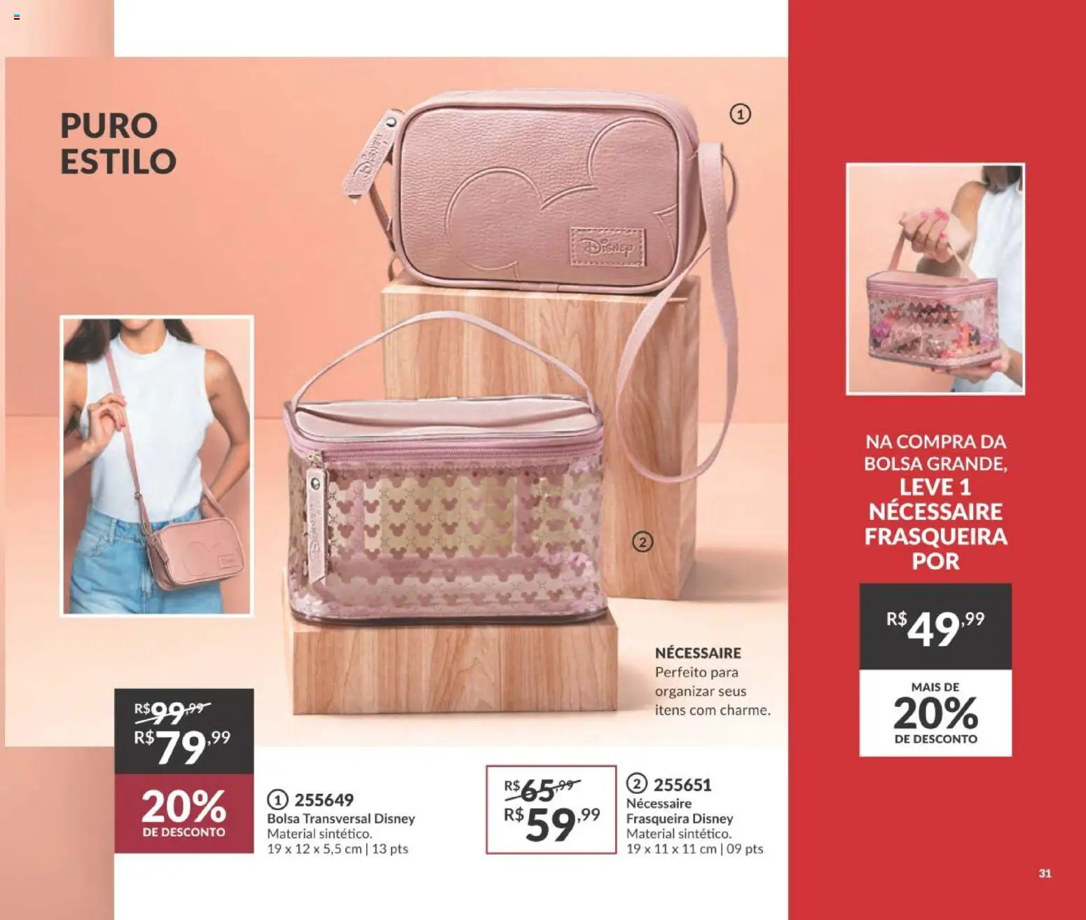 Avon Folheto - válido de 21/09/2026 | Página: 31 | Produtos: Necessaire, Bolsa