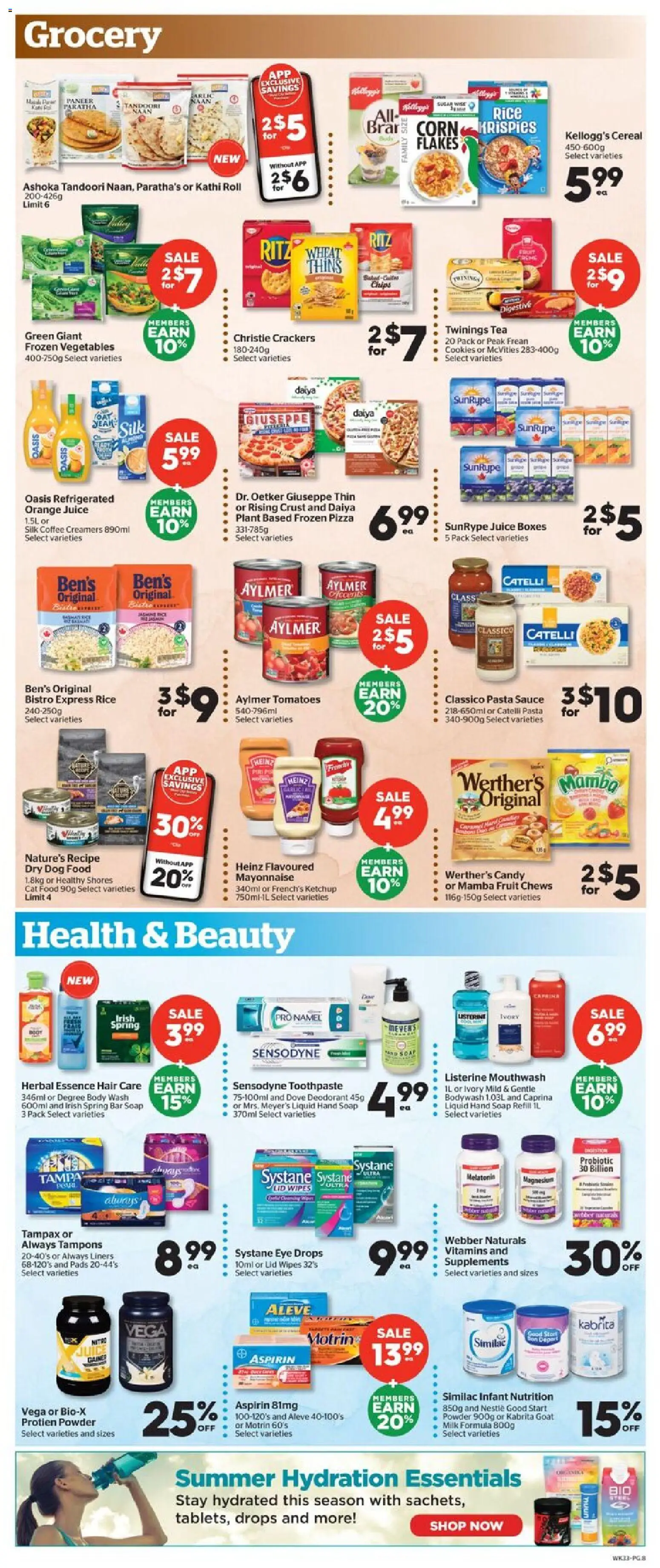 Calgary Co-op flyer valid from 18.06.2026 | Page: 8 | Products: Soap, Body wash, Deodorant, Toothpaste