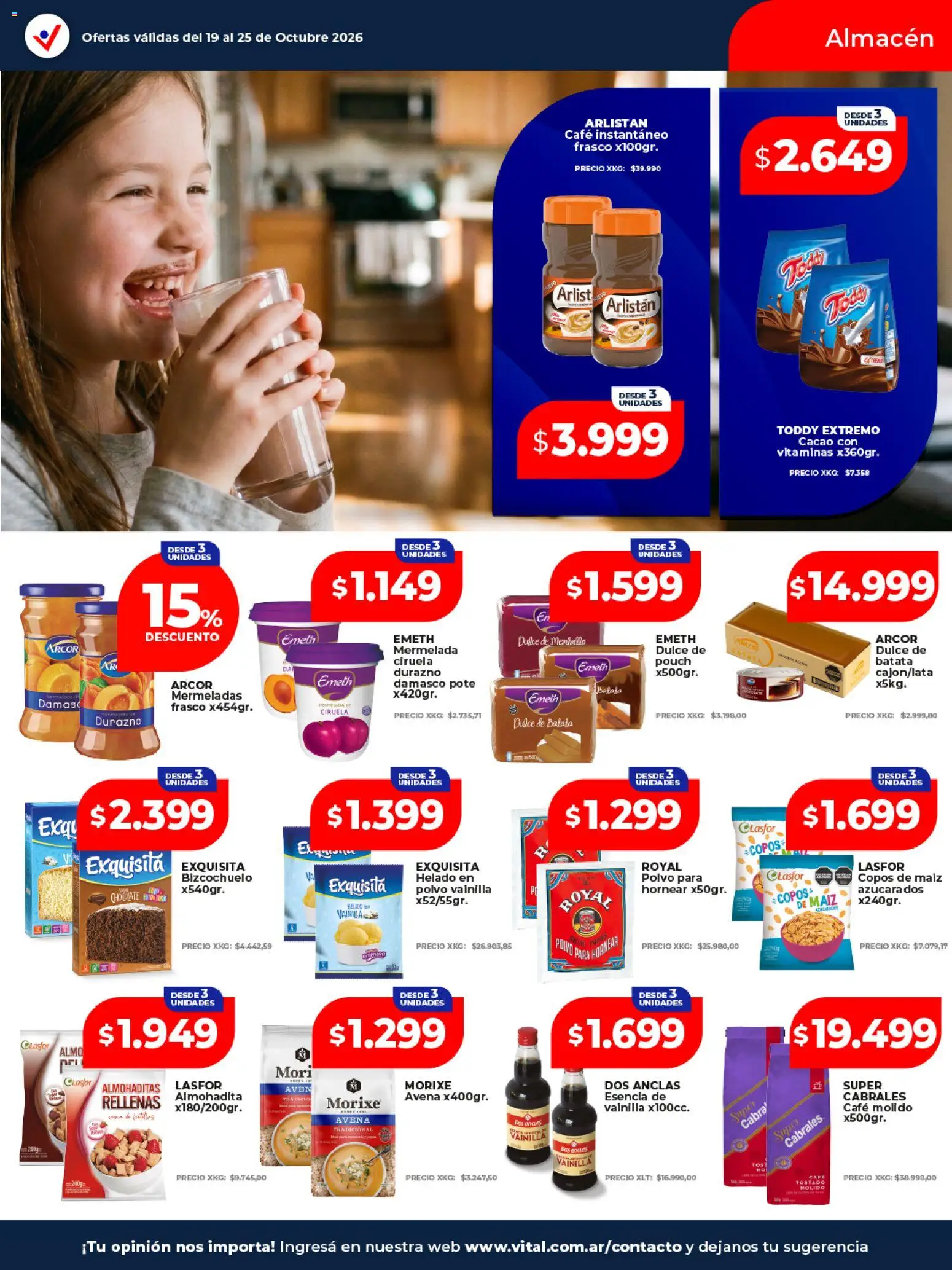 Vital - Ofertas │ válido desde el 19/10/2026 | Página: 22