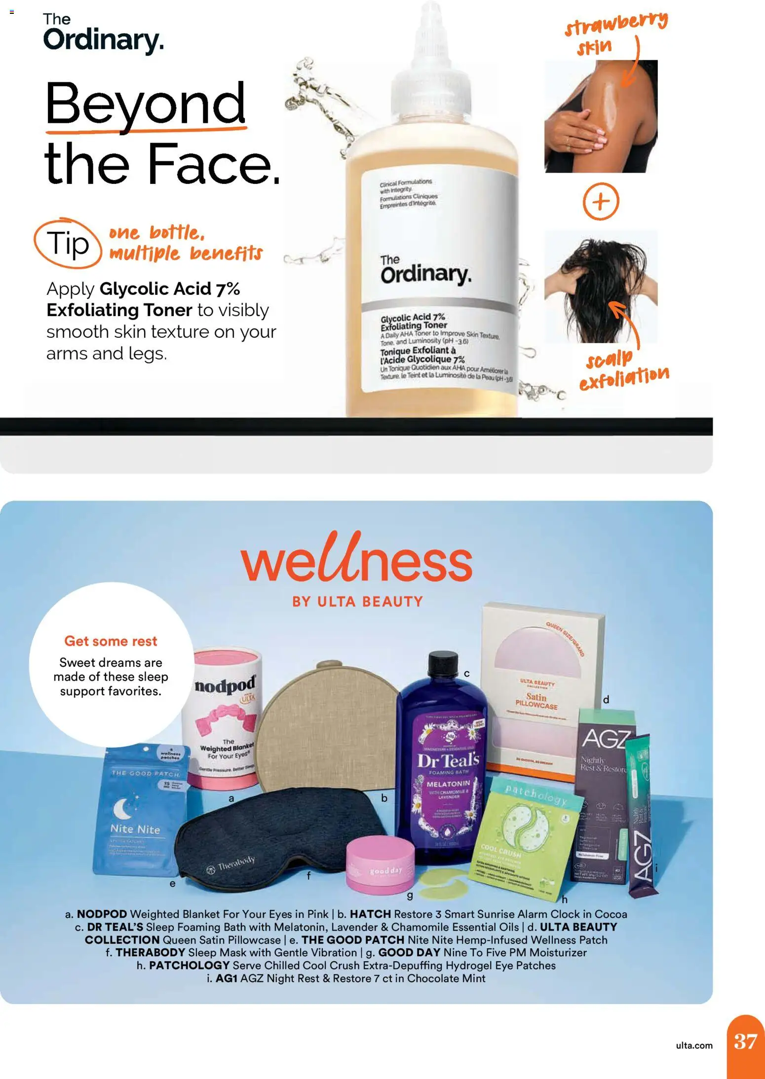 Ulta Beauty Weekly Ad - valid from 08/28/2026 | Page: 37 | Products: Chocolate, Alarm, Toner, Pillowcase
