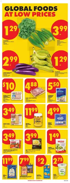 Preview of T&T GREEN ONION PANCAKE, 600 g crêpes aux oignons verts from shop No Frills valid from 21.05.2026 | Page: 12 | Products: Rice, Noodles, Yogurt, Pork