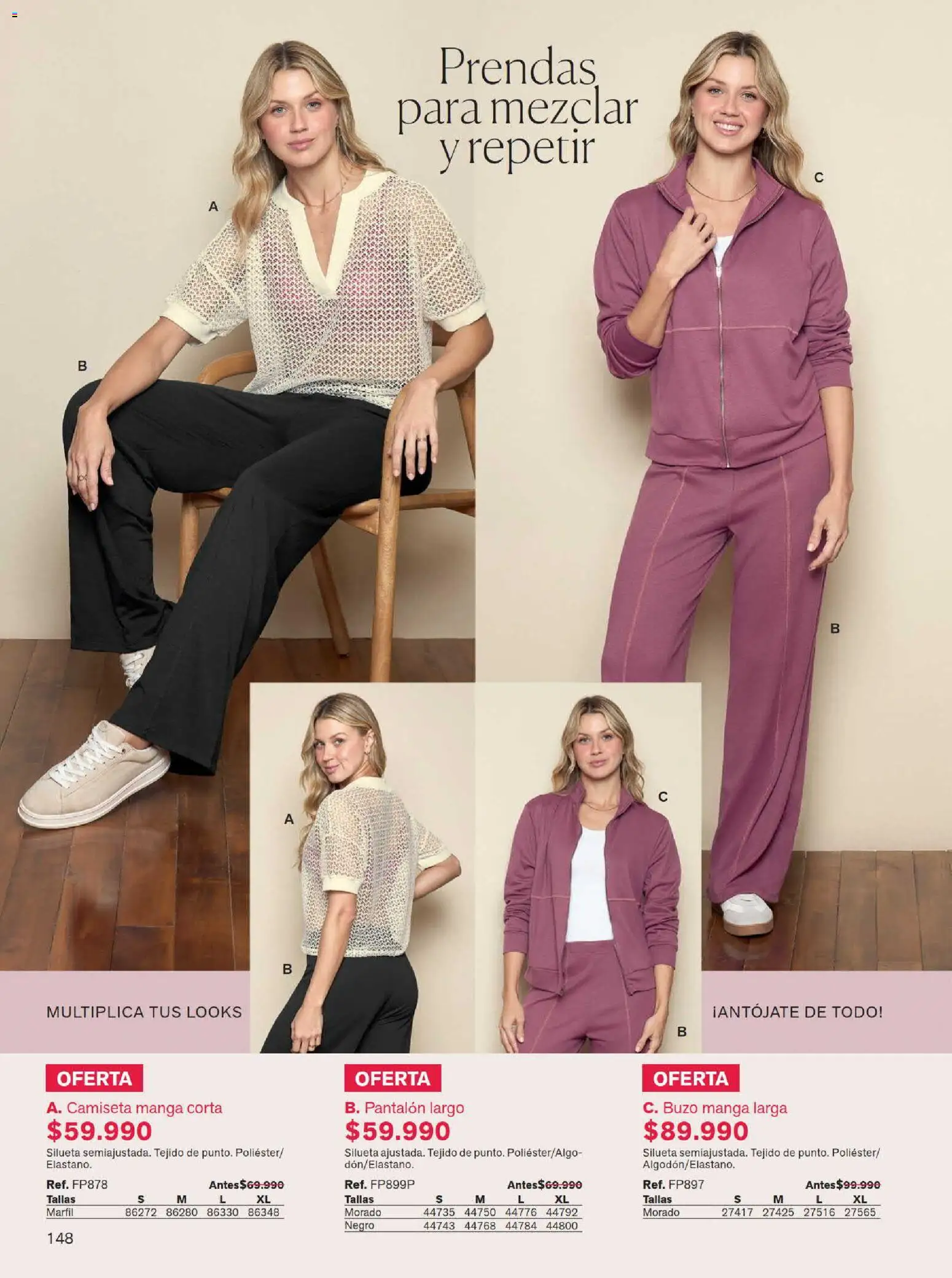 Leonisa revista - valida desde el 15/07/2026 | Página: 148 | Productos: Buzo, Camiseta