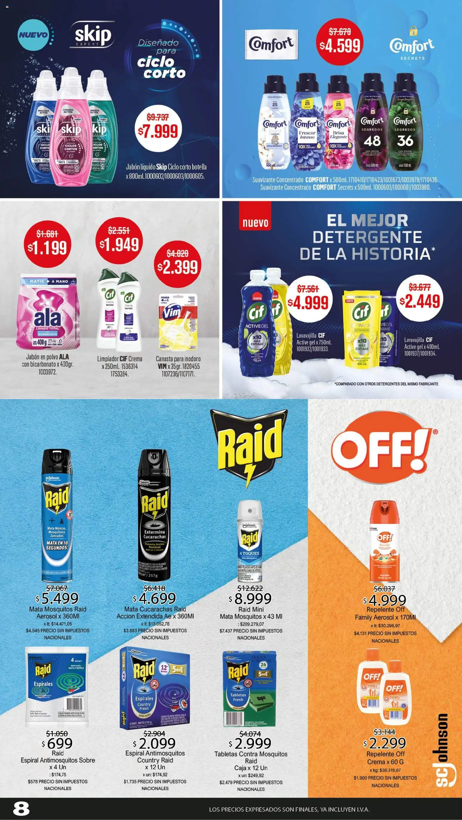 Makro Ofertas ALCANZA │ válido desde el 20/08/2026 | Página: 8 | Productos: Perfume, Detergente, Huevo, Crema