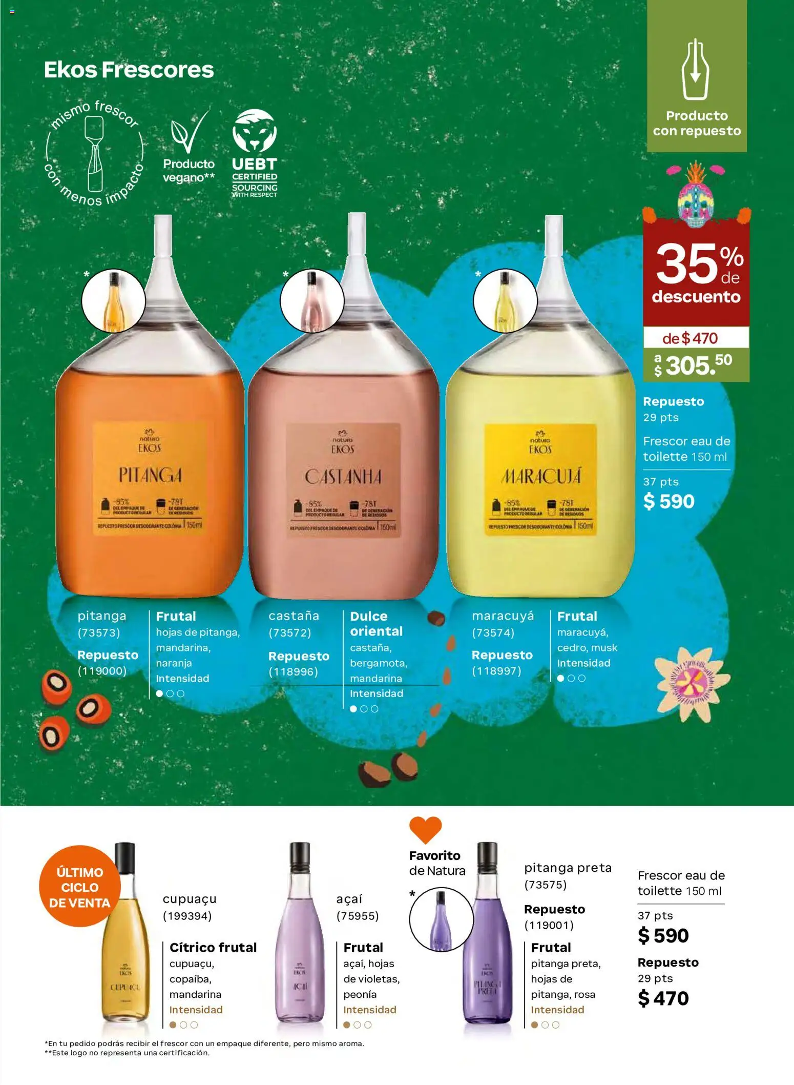 Nuevas ofertas de Natura válidas en toda la República Mexicana desde el 02/10/2026. ¡Encuentra las mejores ofertas en Natura campaña  15 2026! | Página: 37 | Productos: Dulce