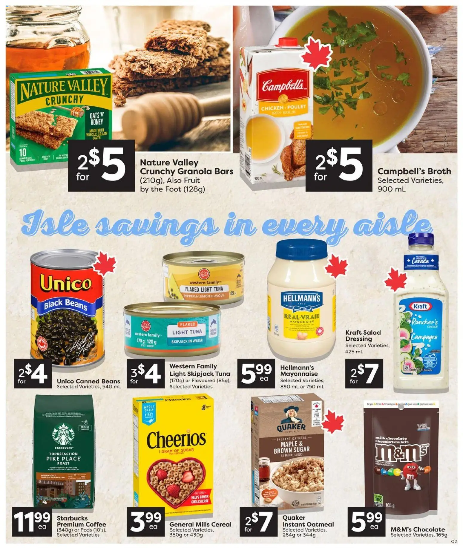 Quality Foods flyer valid from Aug 13, 2026 | Page: 11 | Products: Pepper, Dressing, Beans, Milk