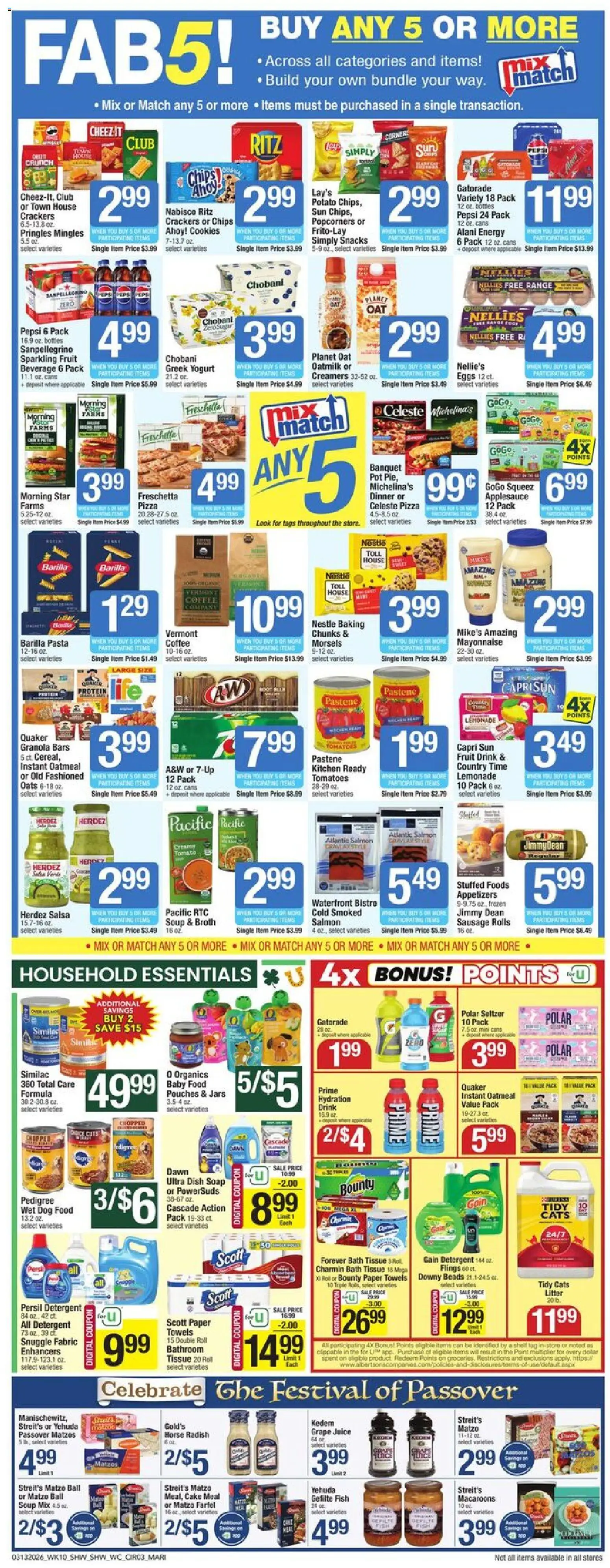 Shaw's Weekly Ad - MA - valid from 13.03.2026 | Page: 3 | Products: Yogurt, Soap, Detergent, Baby food