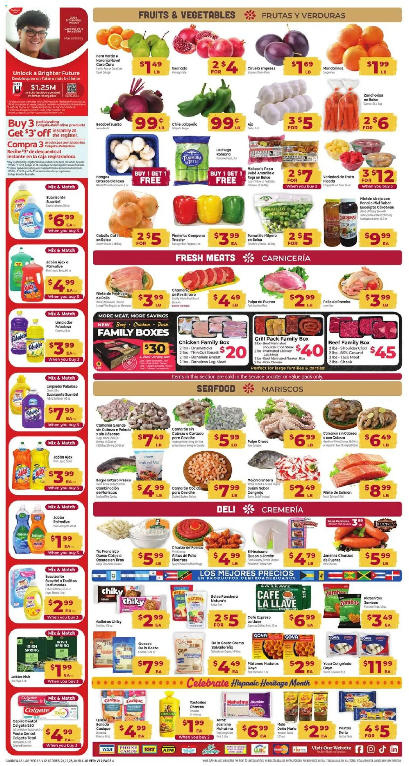 Cardenas Weekly Ad - valid from 09/09/2026 | Page: 4 | Products: Romaine, Box, Honey, Bag