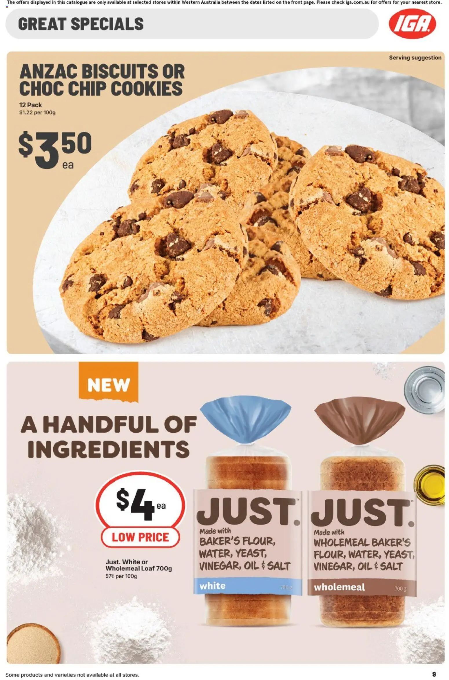 IGA catalogue - valid from 27.05.2026 | Page: 9 | Products: Oil, Biscuits, Salt