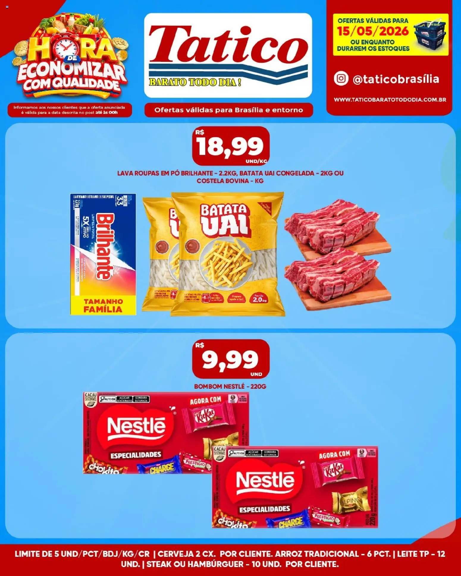 Tatico Folheto - válido de 15.05.2026 | Página: 11 | Produtos: Pó, Leite, Roupas, Batata