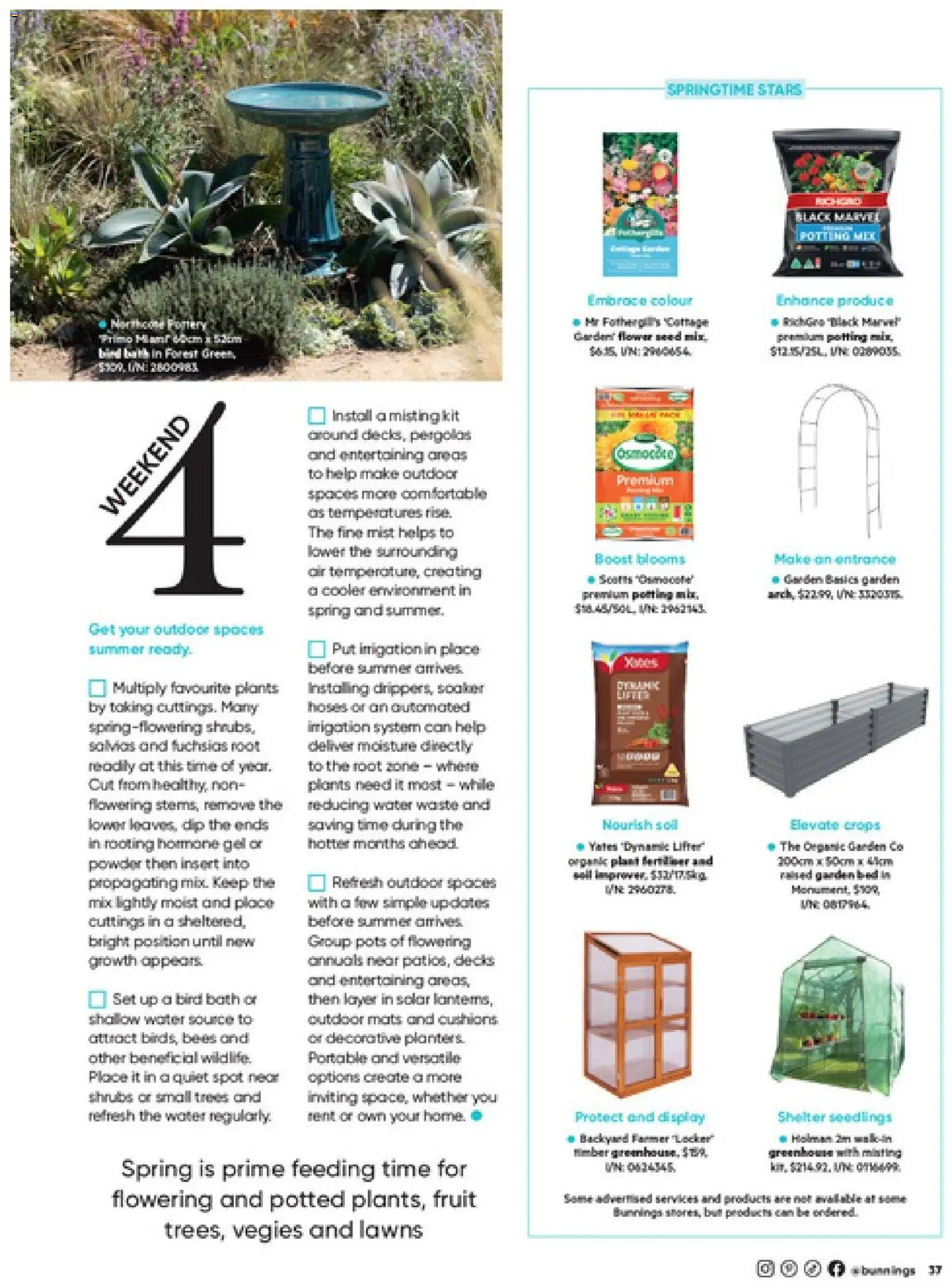 Bunnings Warehouse catalogue - valid from 01/09/2026 | Page: 37 | Products: Pots, Plant, Soil, Irrigation