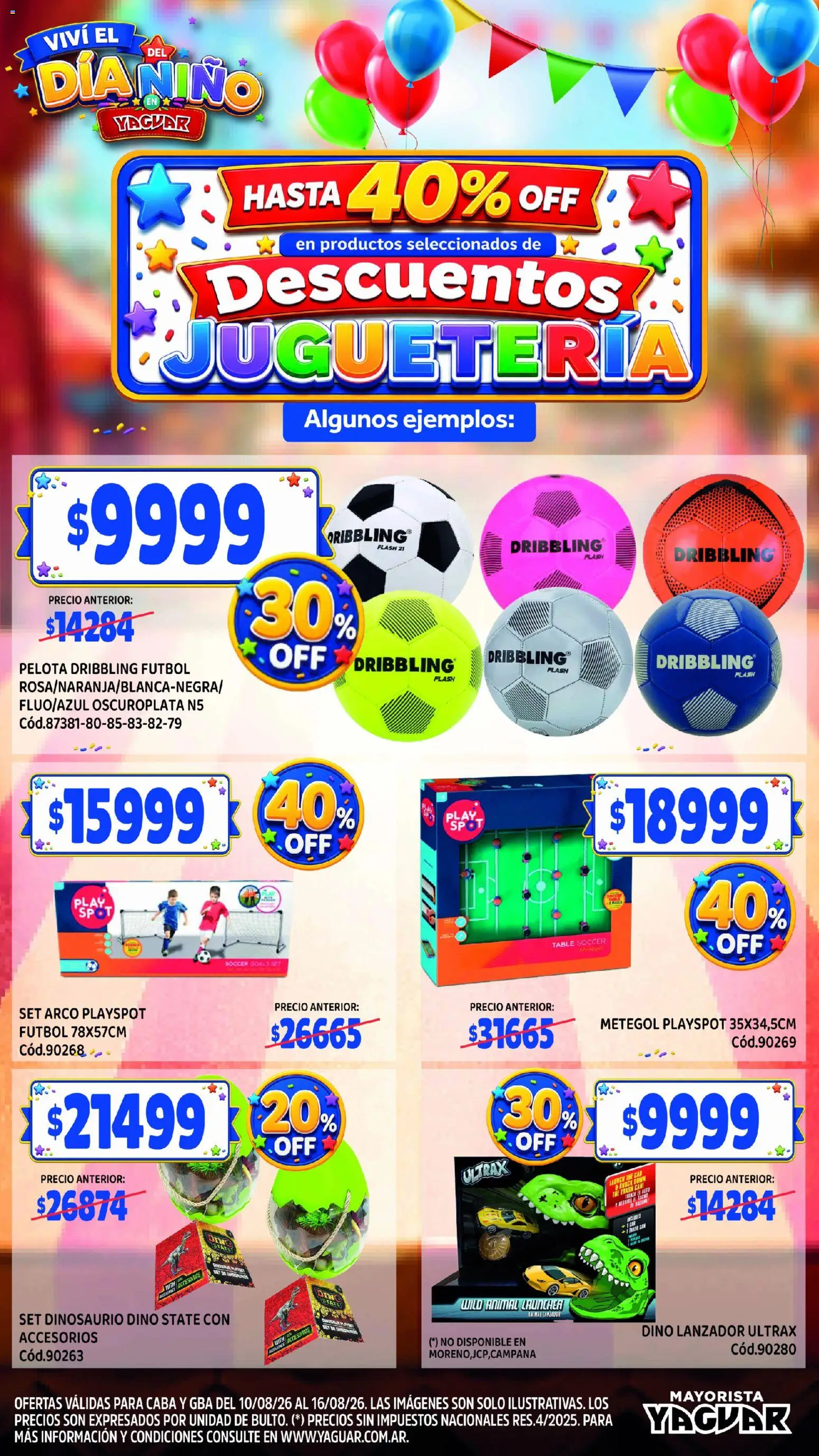 Yaguar - Jugamos Todos Parque Chacabuco │ válido desde el 10/08/2026 | Página: 5 | Productos: Pelota