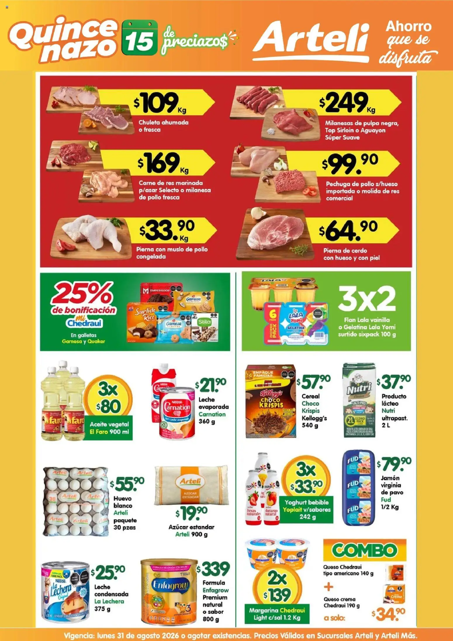 Nuevas ofertas de Arteli válidas en toda la República Mexicana desde el 31/08/2026. ¡Encuentra las mejores ofertas en Arteli folleto! | Página: 1