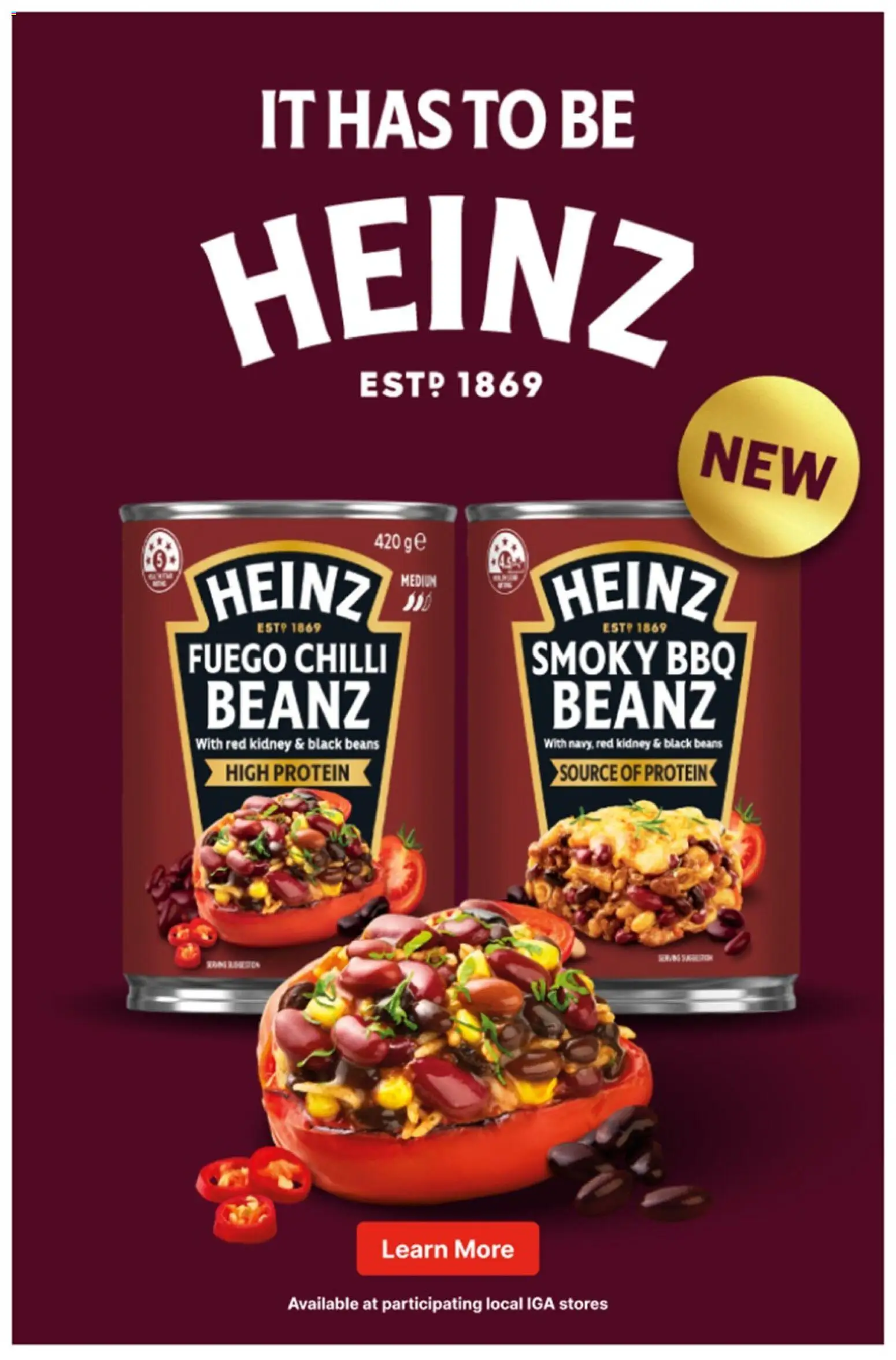 IGA catalogue - valid from 23/09/2026 | Page: 26 | Products: Protein, Chilli, Beans
