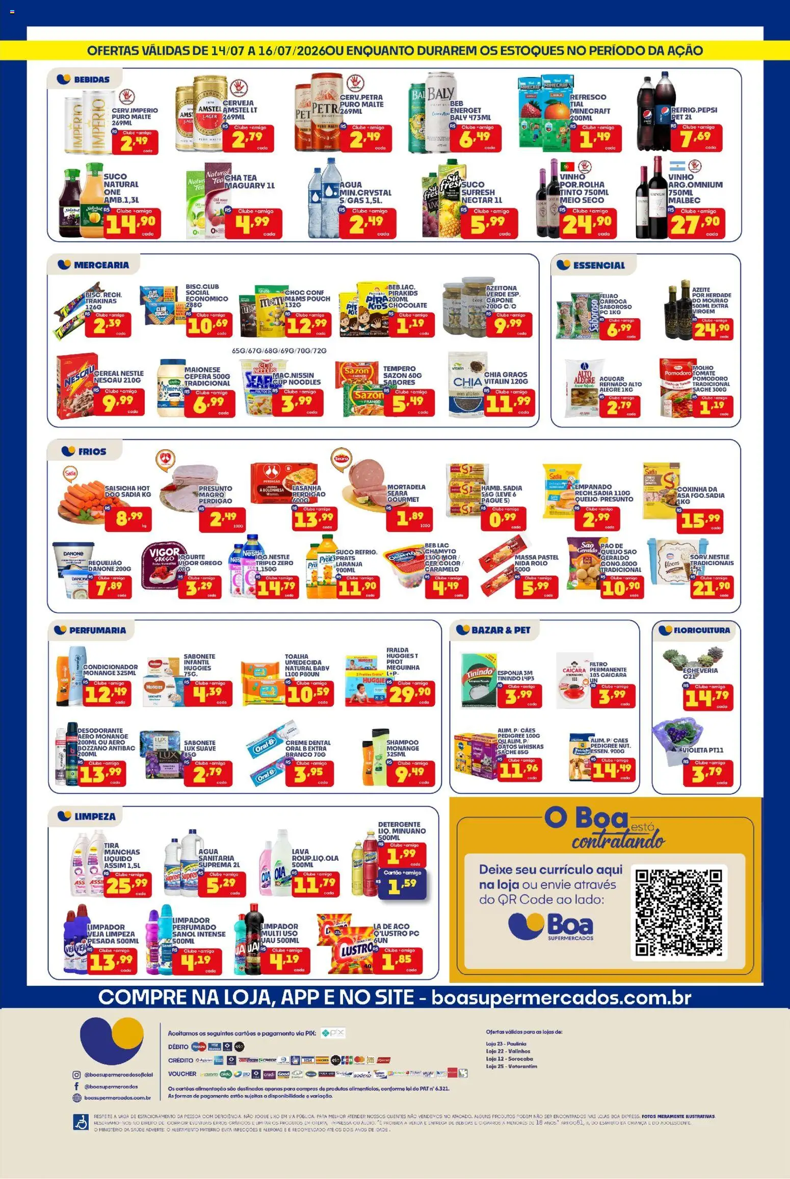Boa Supermercados Folheto - válido de 14/07/2026 | Página: 2 | Produtos: Condicionador, Pão, Vinho, Chá