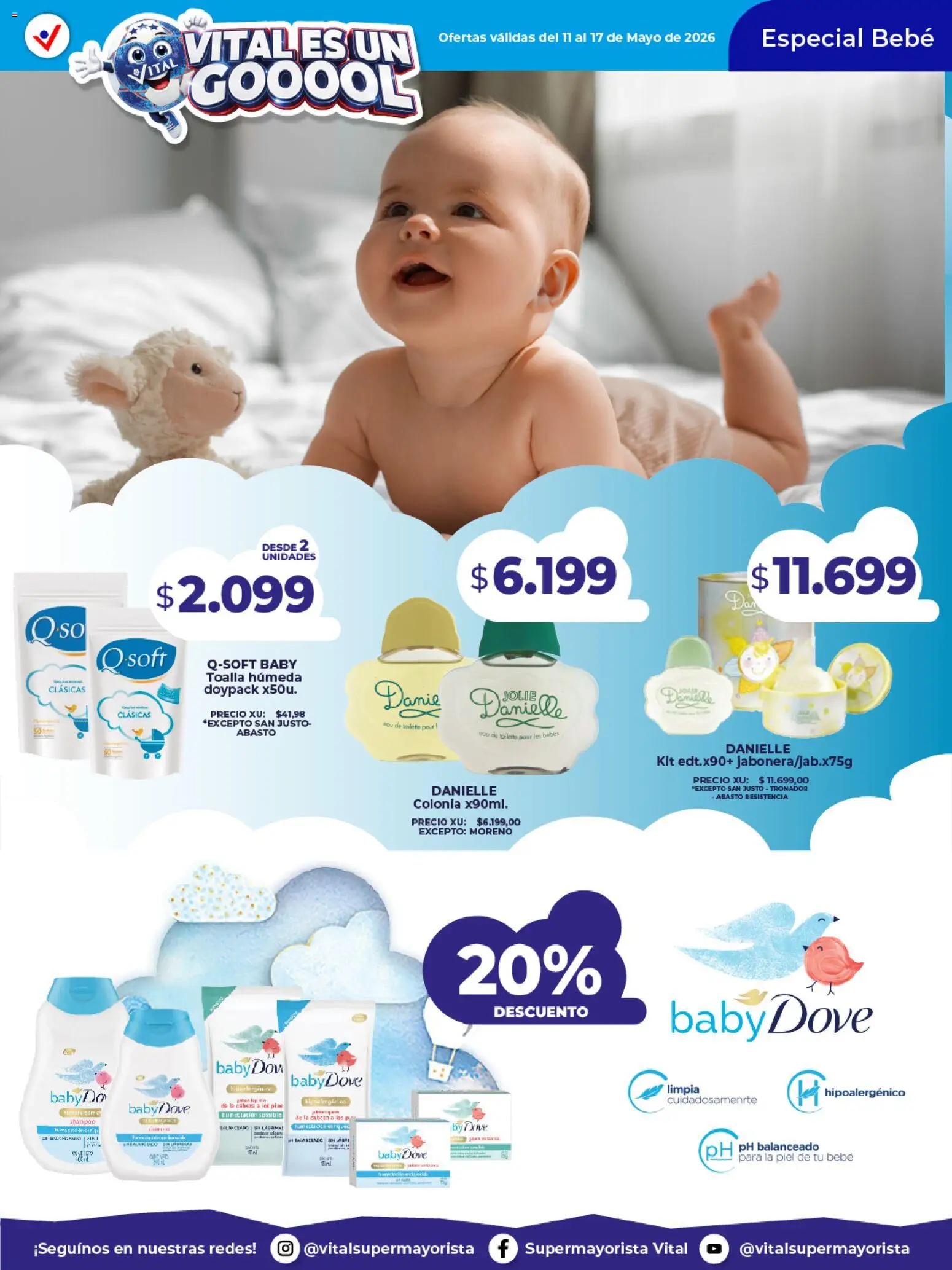 Vital Ofertas Especial de pañales │ válido desde el 11.05.2026 | Página: 5 | Productos: Toalla, Shampoo