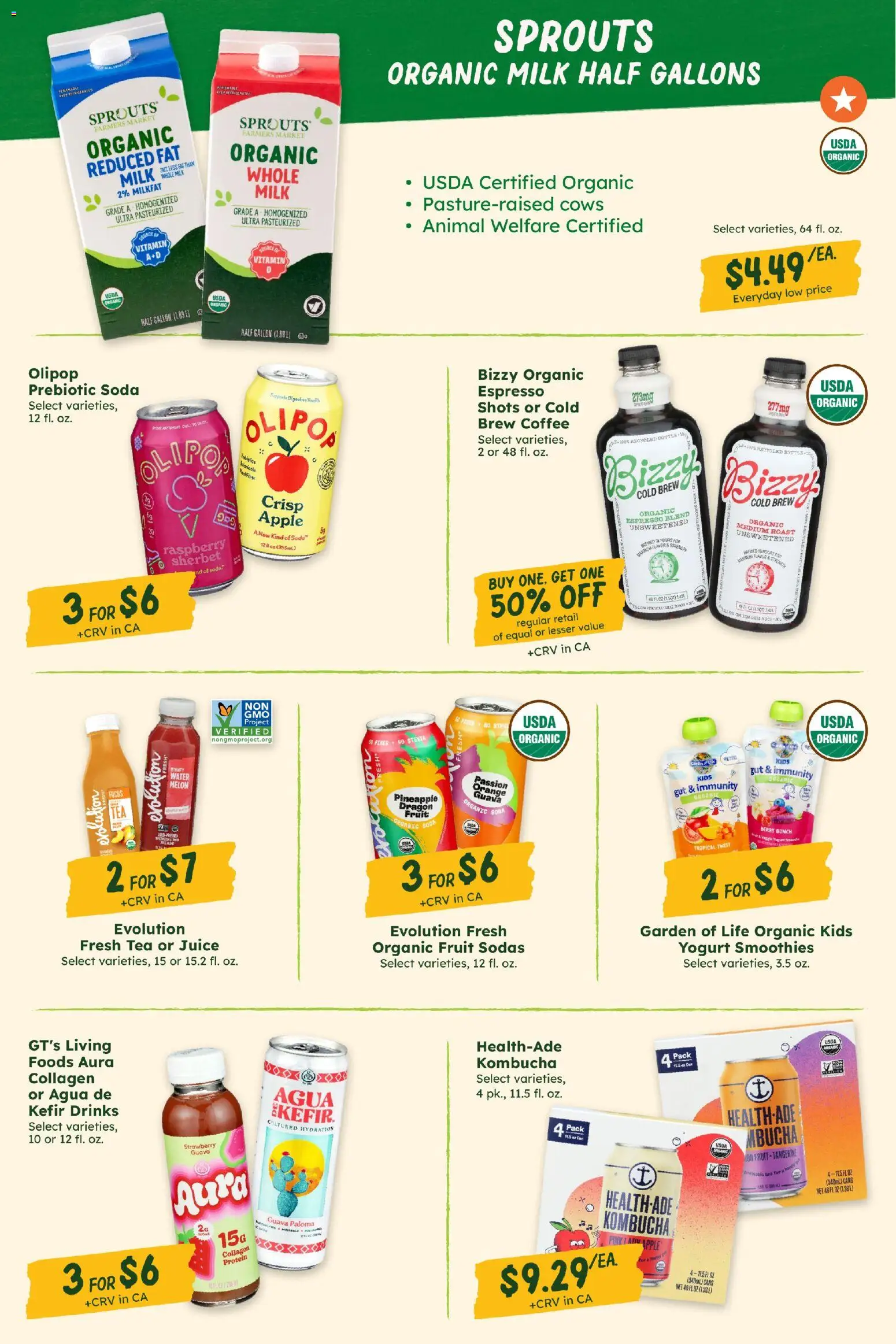 Sprouts Monthly Ad - valid from 07/29/2026 | Page: 25 | Products: Yogurt, Coffee, Tea, Melon