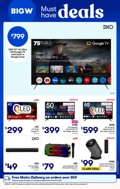 Preview of Woolworths catalogue - valid from 08/07/2026 | Page: 43 | Products: Apples, Tv, Audio, Speaker