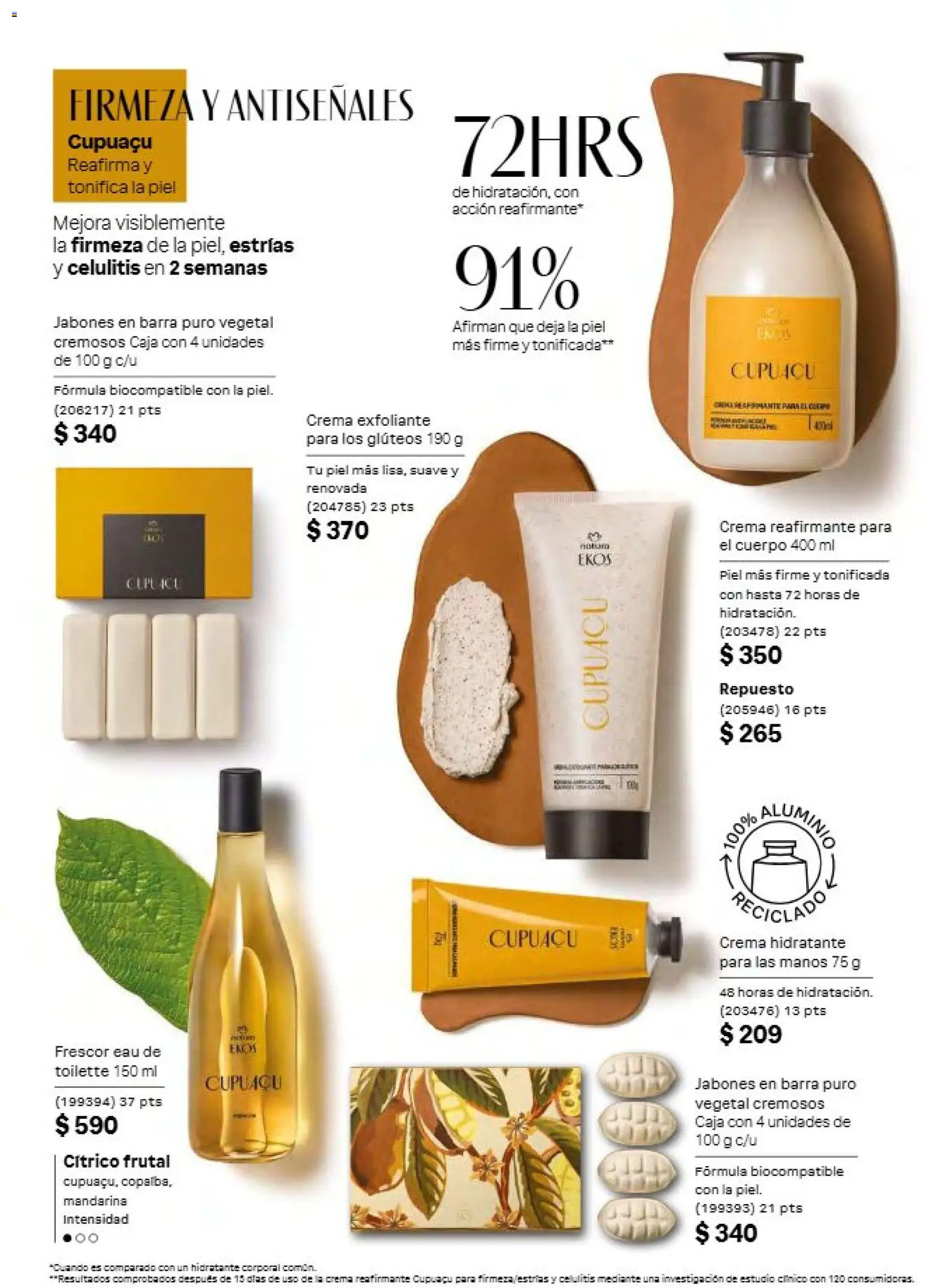 Nuevas ofertas de Natura válidas en toda la República Mexicana desde el 21/08/2026. ¡Encuentra las mejores ofertas en Natura campaña 13 2026! | Página: 98 | Productos: Crema, Exfoliante, Caja, Eau de toilette