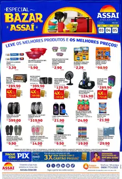 Assaí Atacadista ofertas - PA - Pré-Visualização do folheto da loja Assaí Atacadista, válido de 03/07/2026 | Página: 1 | Produtos: Esponja, Rolo, Aparador, Microondas