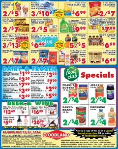 Preview of Foodland weekly ads valid from 07/15/2026 | Page: 2 | Products: Butter, Oil, Wine, Ice cream