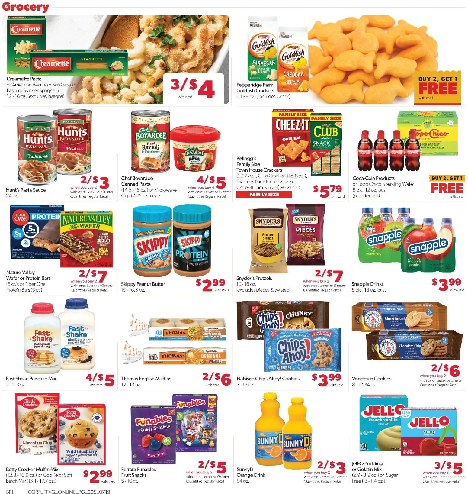 Family Fare Weekly Ad - valid from 07/19/2026 | Page: 10 | Products: Microwave, Protein, Sugar, Muffin