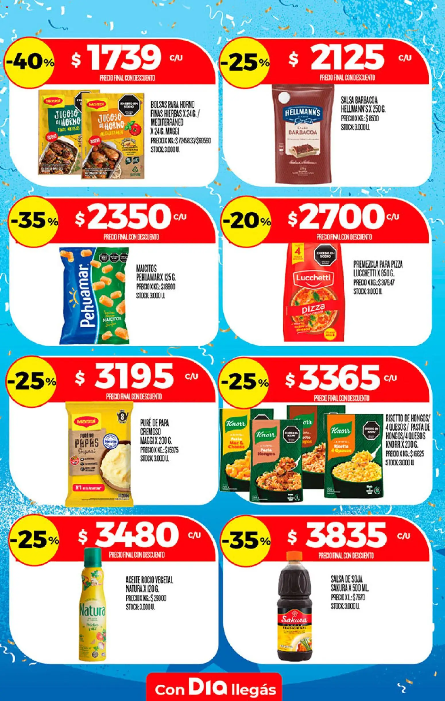 Supermercado DIA Ofertas │ válido desde el 01/07/2026 | Página: 17 | Productos: Horno, Papa, Hongos, Pizza